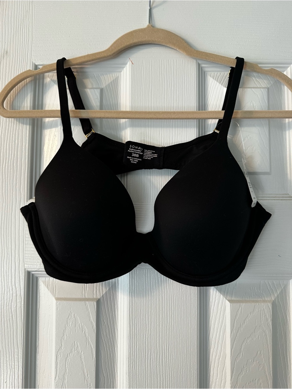 Soma Black Underwire T-Shirt Bra